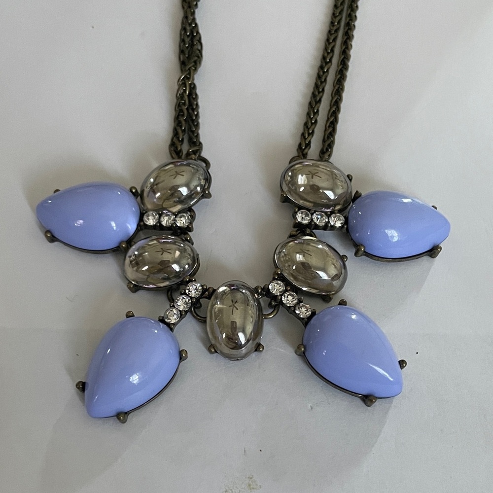 Bumble Bar Silver and Lavender Women's Necklace